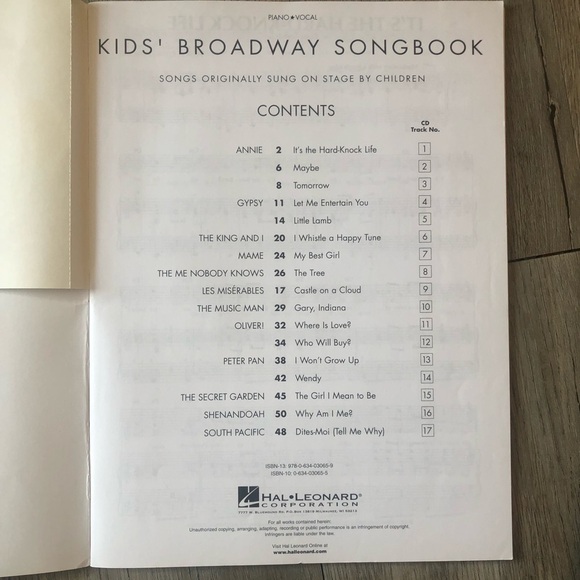 Set of Two Song Books​ - Picture 3 of 6